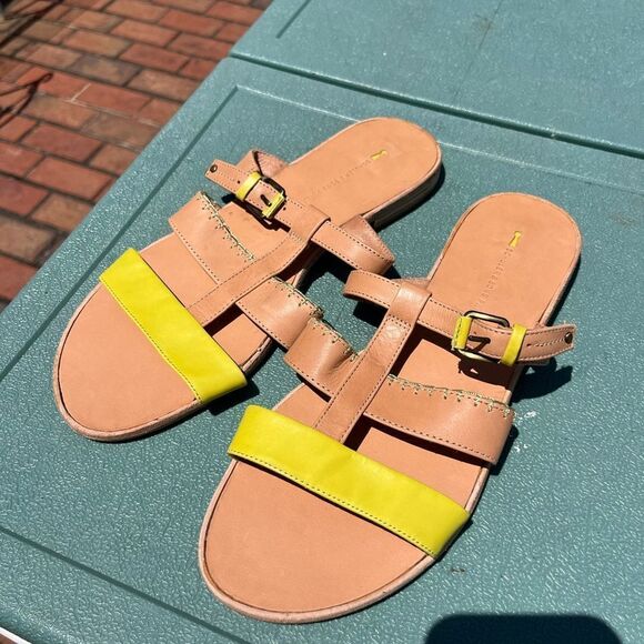 Anthropologie Schuler and Sons Leather Sandals - Picture 1 of 7